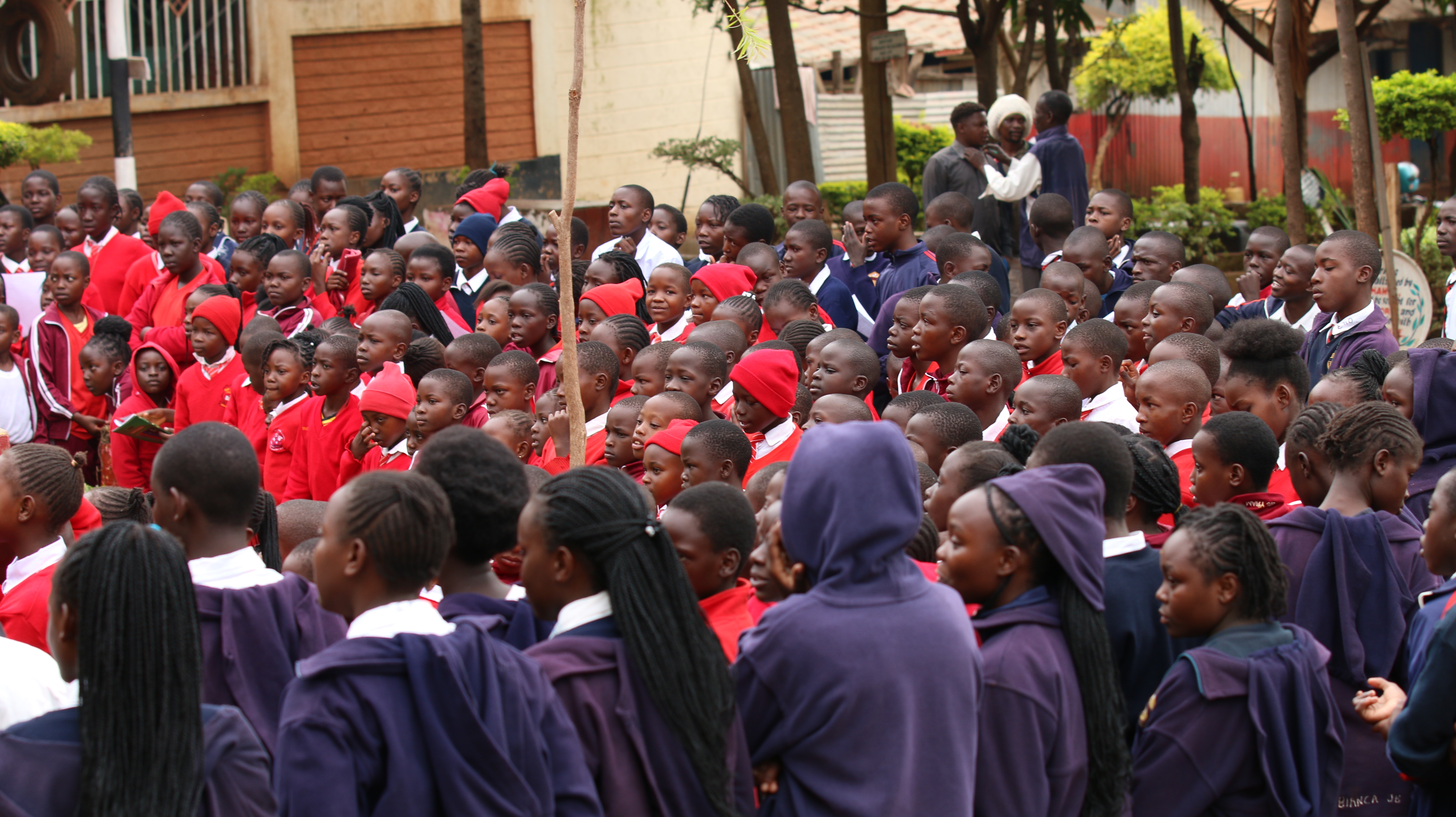 Students at Sikri Junior Academy